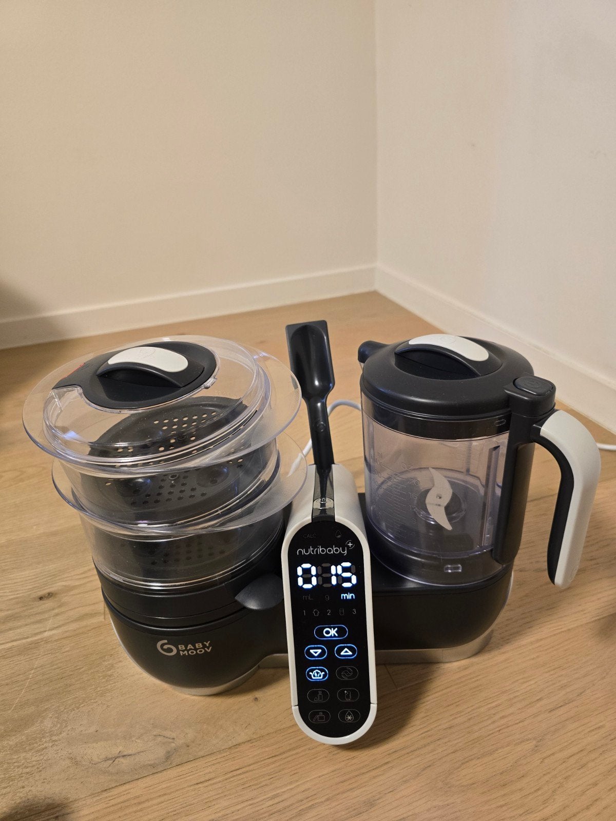 Robot alimentaire/cuiseur à vapeur et mixeur Babymoov Nutrib, Enfants & Bébés, Enlèvement ou Envoi, Comme neuf, Préparateur de repas pour bébé