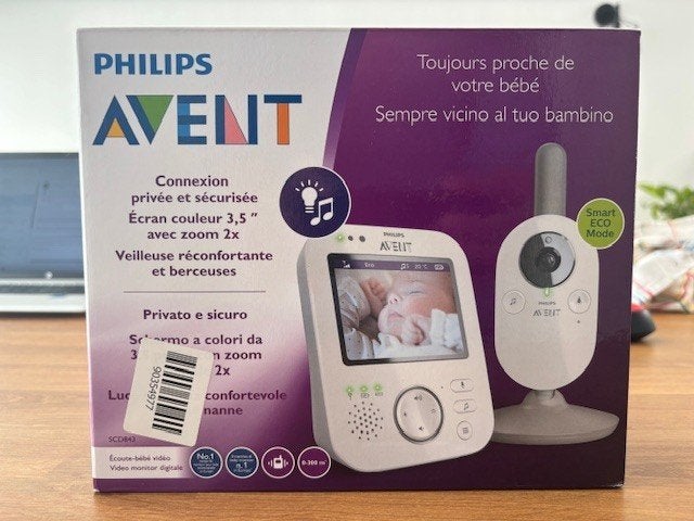 Moniteur vidéo Philips Avent, Enfants & Bébés, Babyphones, Enlèvement, Comme neuf, Moins de 100 mètres, Caméra