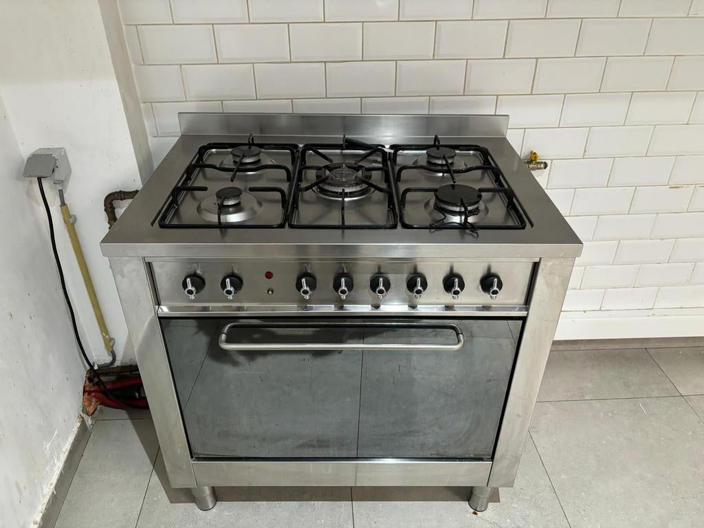 Gasfornuis RvS met oven, Ophalen
