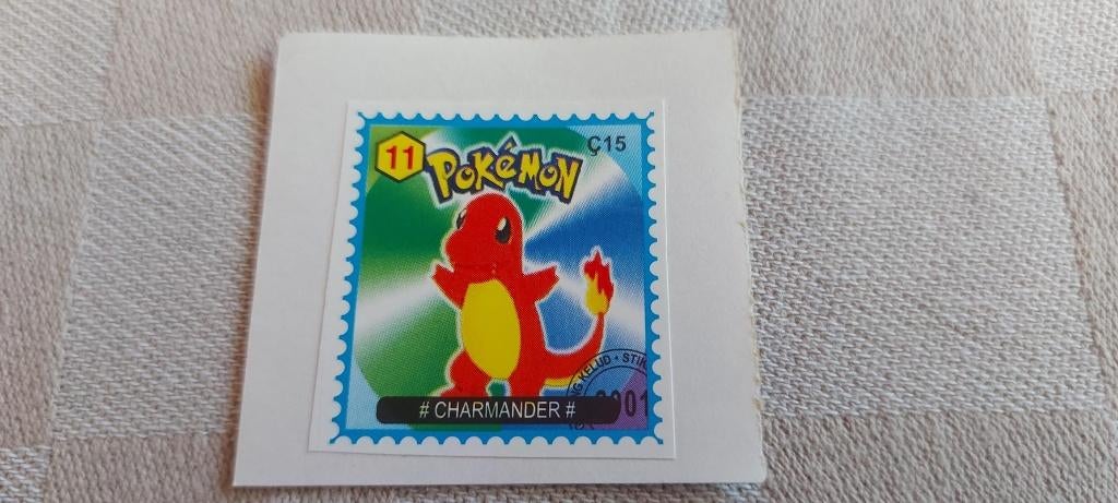 Timbre Pokemon Rare Limité Charmander, Enlèvement ou Envoi, Neuf, Autres types