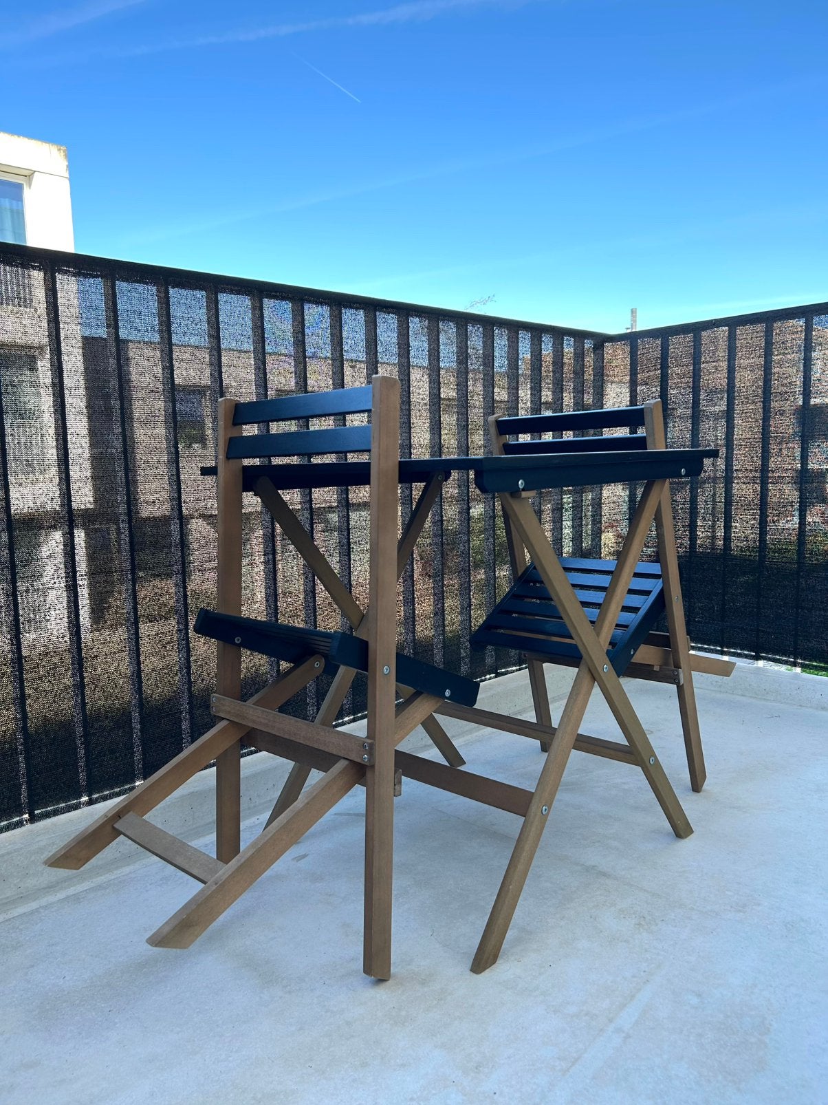 Ensemble pour balcon/terrasse, Enlèvement, Comme neuf