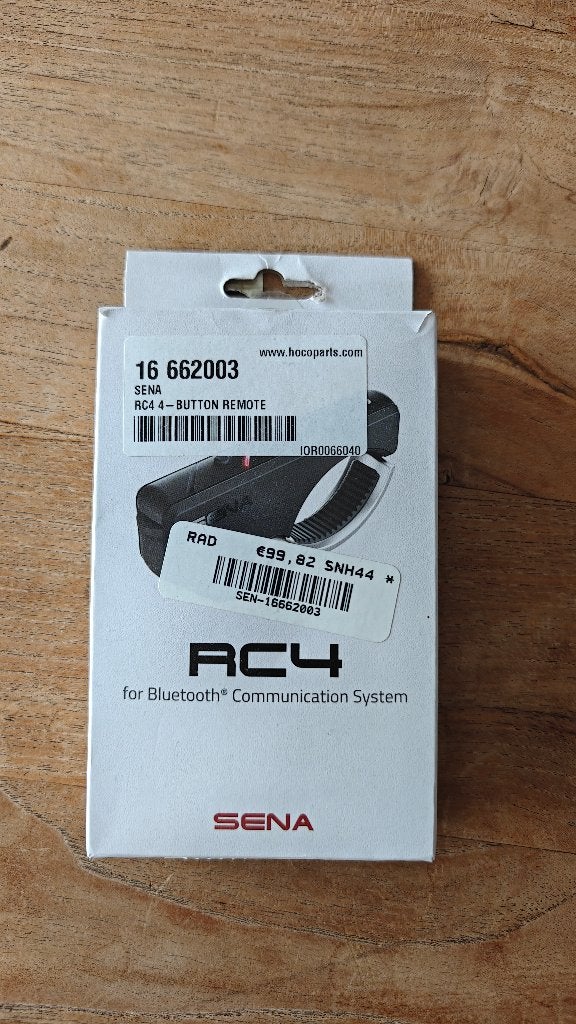 Sena RC4 Remote Control – Bluetooth, Motoren, Ophalen of Verzenden, Zo goed als nieuw