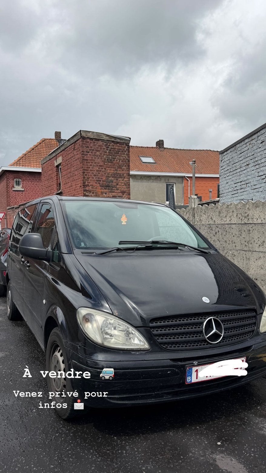 Te koop: Mercedes-Benz Vito 115 CDI, Auto's, 4 deurs, Zwart, Particulier, Te koop