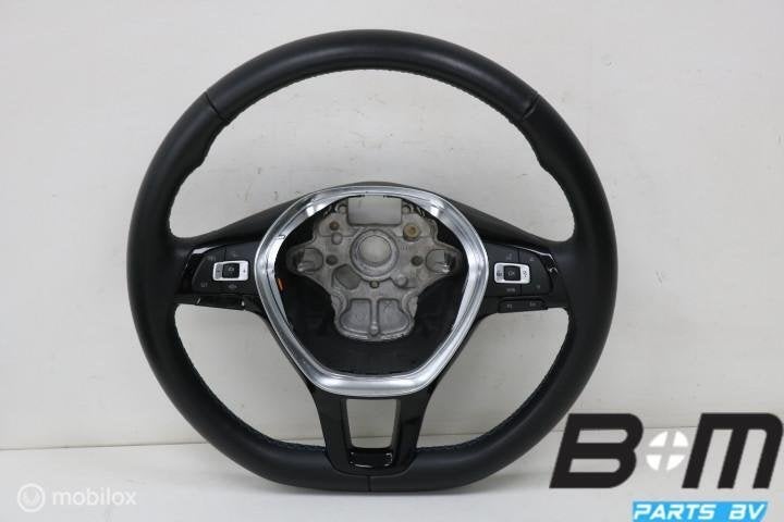 Leder stuur met blauw stiksel E-Golf 7 5G0419091BG, Gebruikt