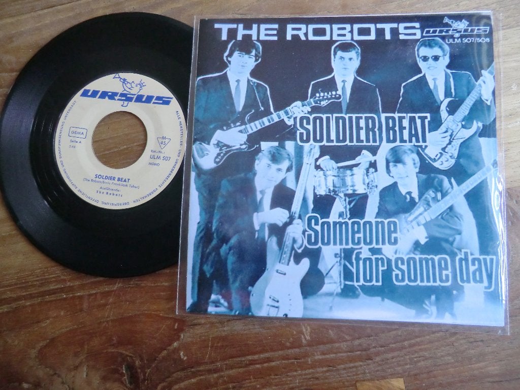 the robots   soldier beat/someone for someday, CD & DVD, Vinyles Singles, Pochette photo, Single, Utilisé, Pop