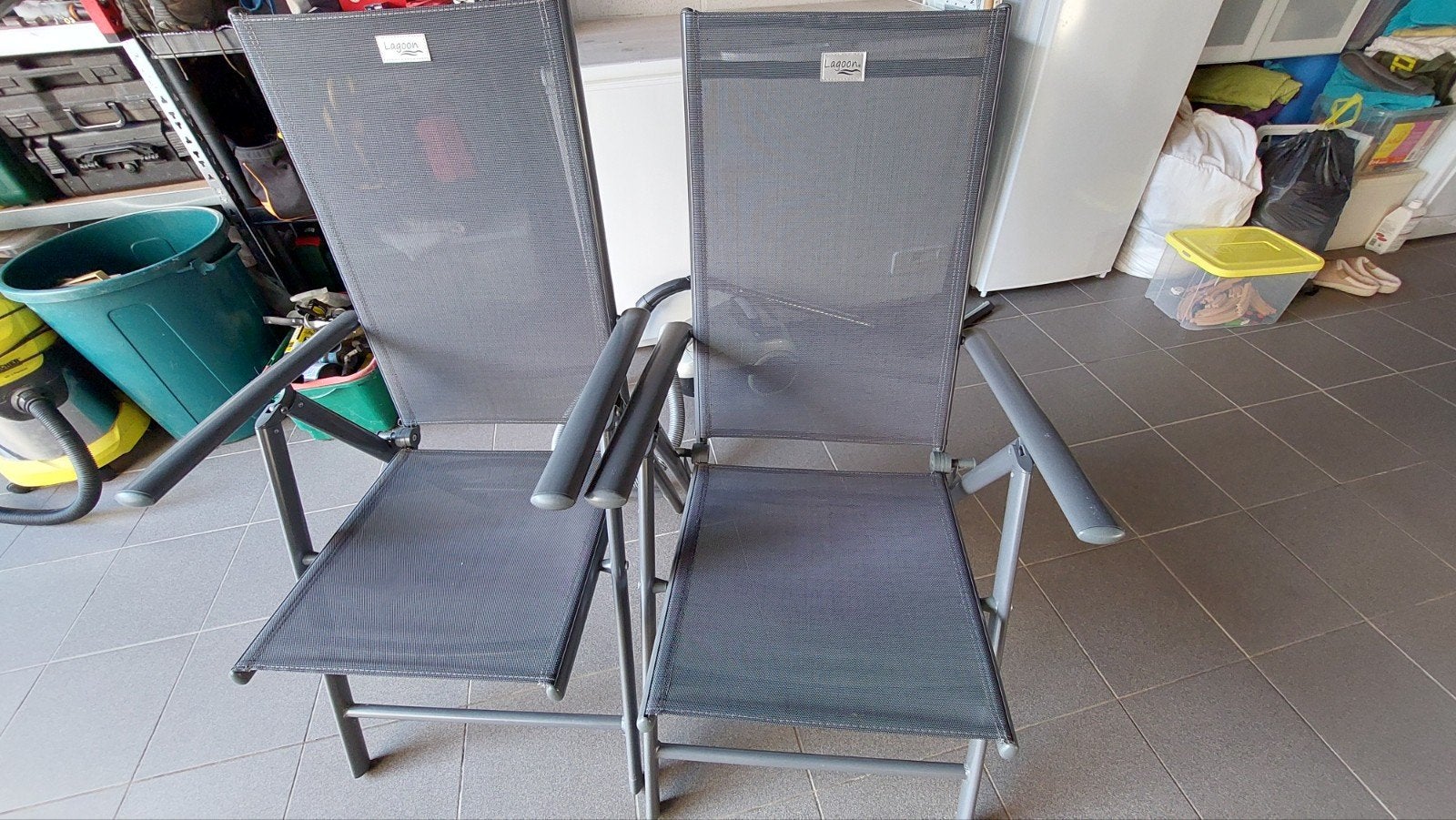 4 chaises hautes, Jardin & Terrasse, Enlèvement, Comme neuf