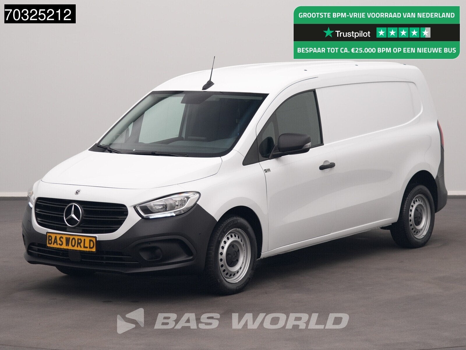 Mercedes Citan 112 L2H1 LED Airco Camera Cruise Parkeersenso, Stof, Gebruikt, Euro 6, 4 cilinders