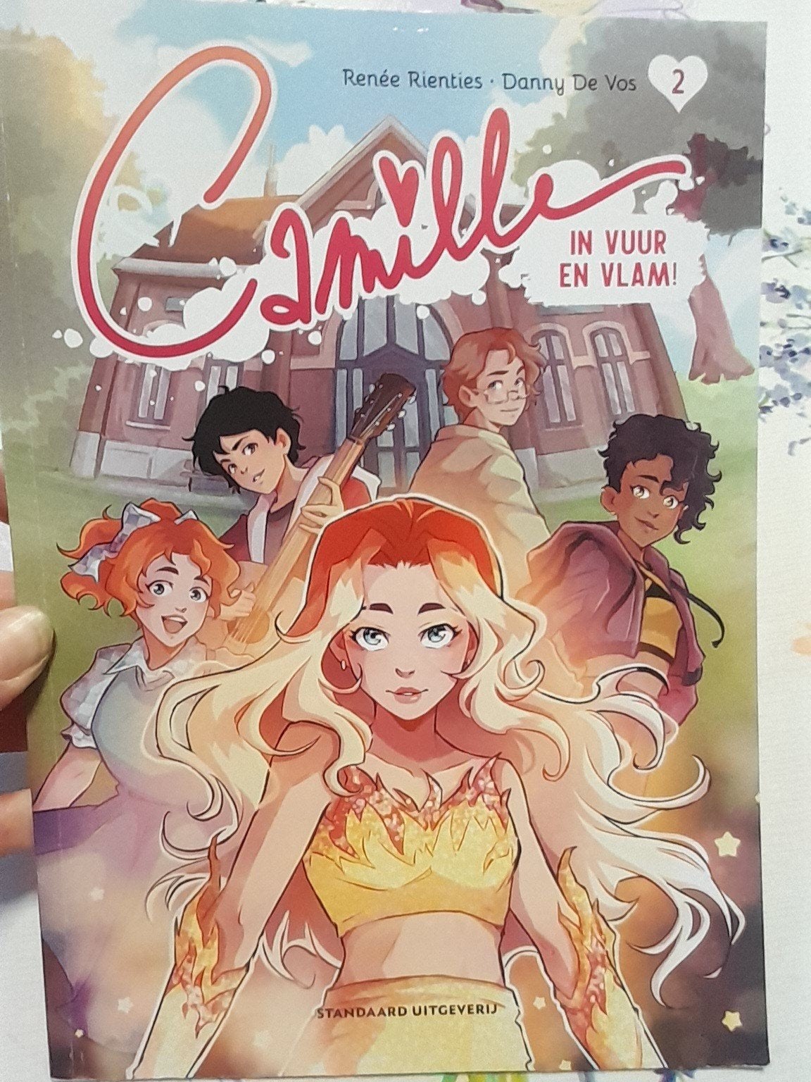 strip camille in vuur en vlam, Ophalen of Verzenden