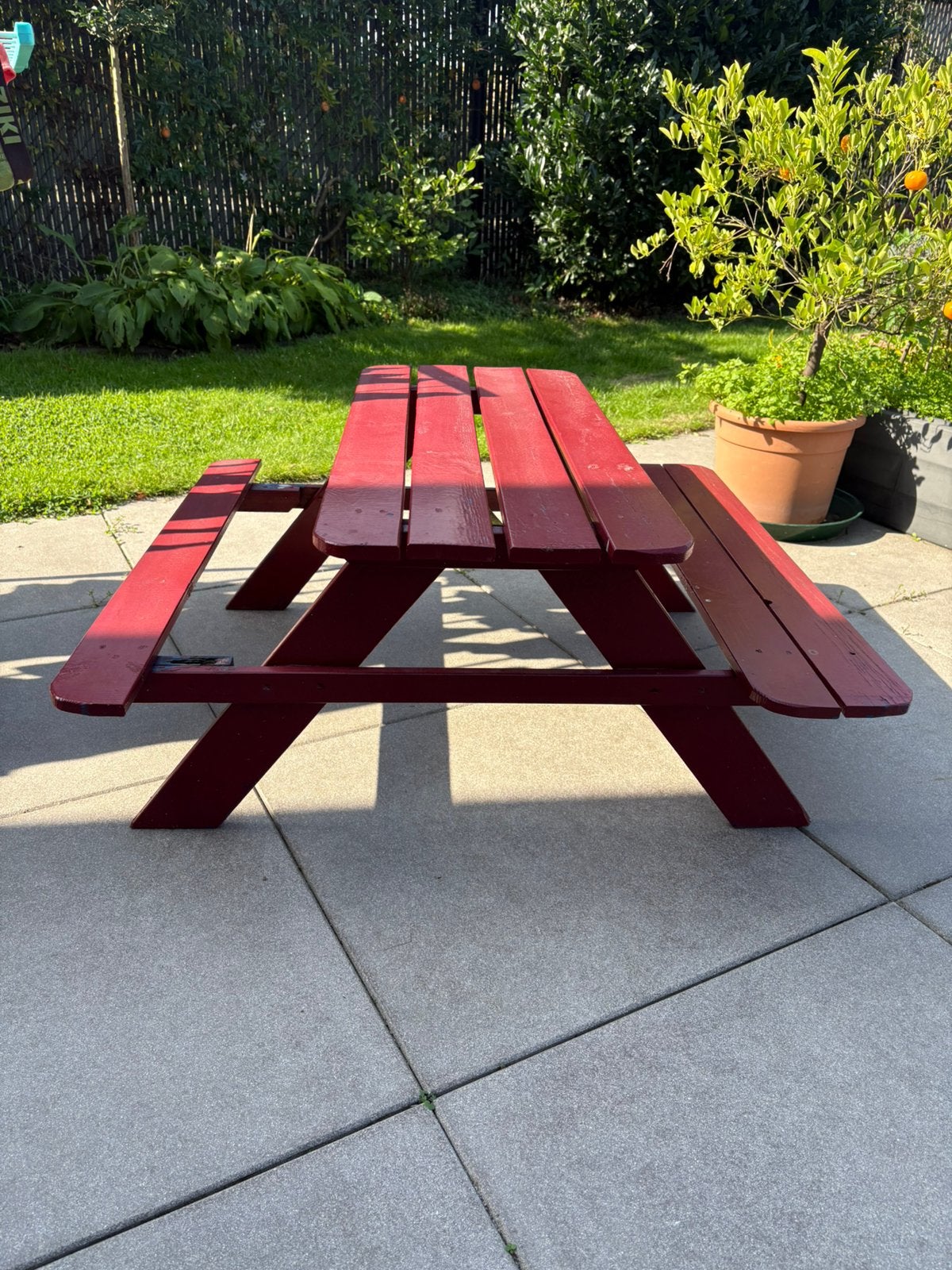 Kinder picknick tafel, Tuin en Terras, Ophalen, Gebruikt