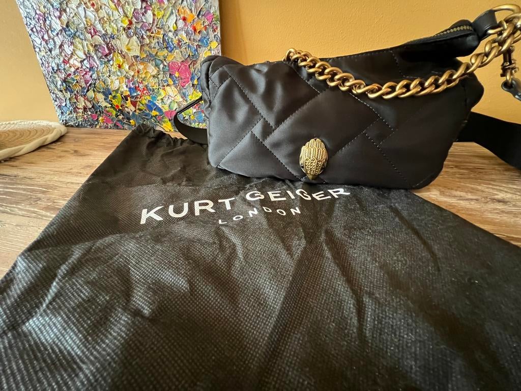 Handtas Kurt Geiger, Enlèvement, Comme neuf, Noir, Sac à main