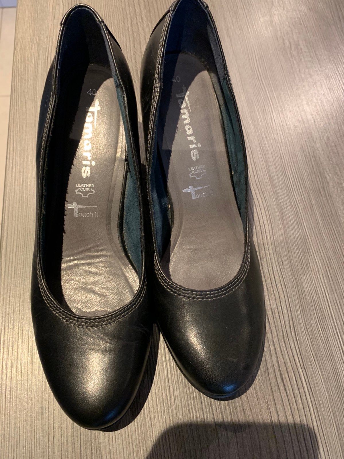 Zwarte pumps Tamaris, Ophalen, Zo goed als nieuw, Pumps