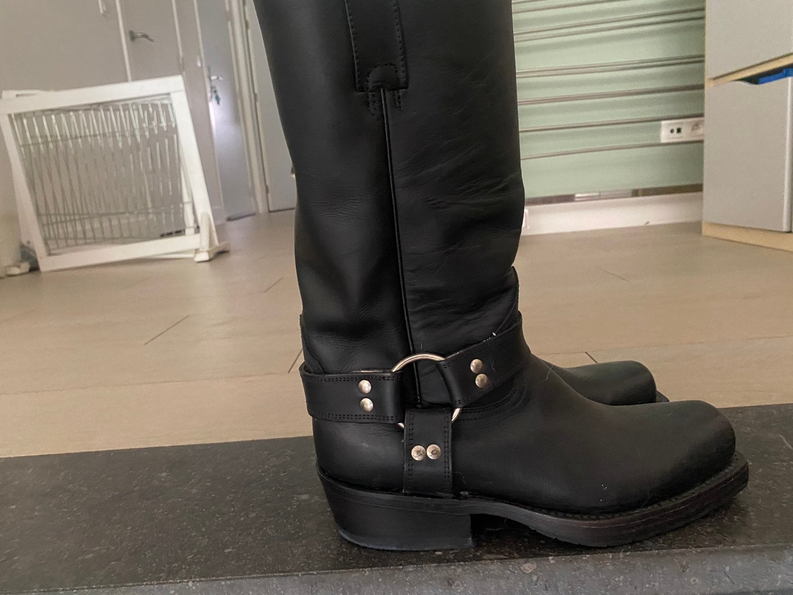 Dames motorlaarzen Buffalo, Kleding | Dames, Ophalen, Zo goed als nieuw
