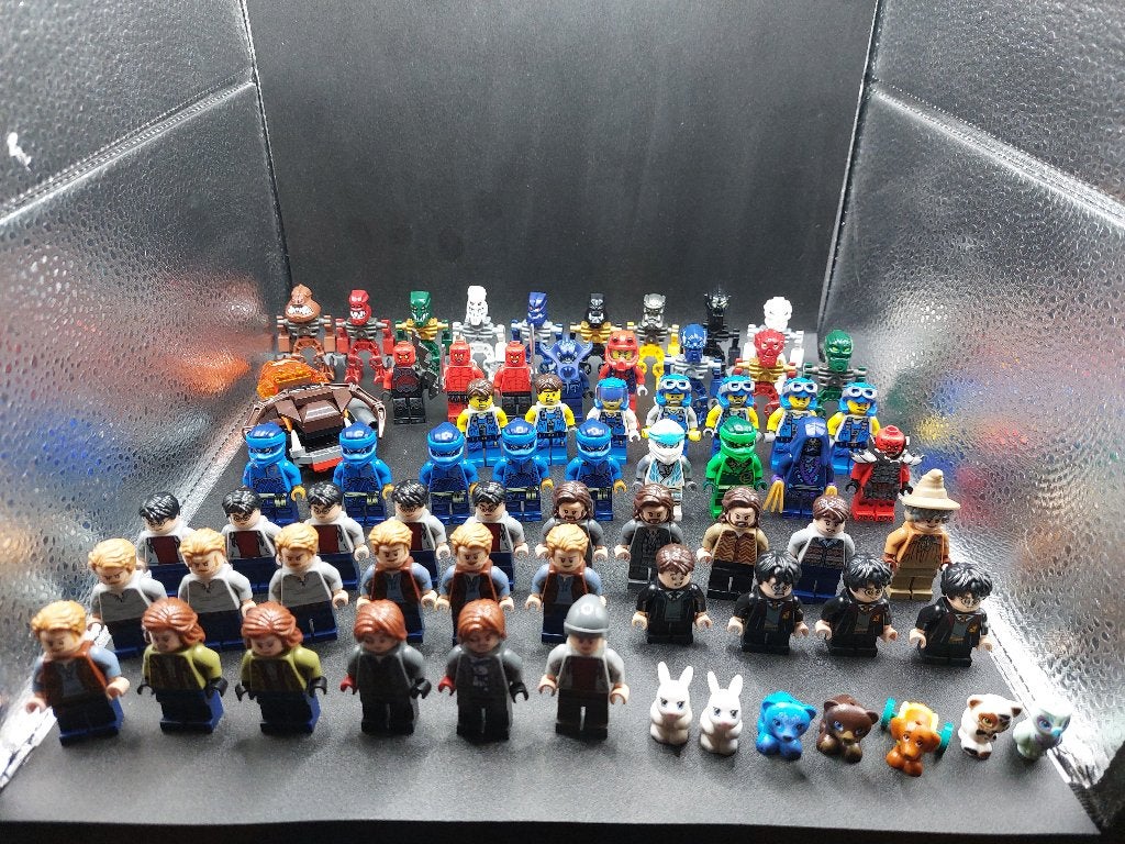 Lego lot de 66 minifigs officiel, Bionicle, Lego, Minifigurines incluses, Utilisé