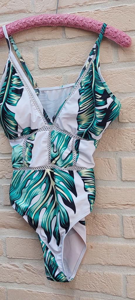 Badpak maat l shein, Kleding | Dames, Badmode en Zwemkleding, Badpak, Ophalen of Verzenden, Zo goed als nieuw, Groen