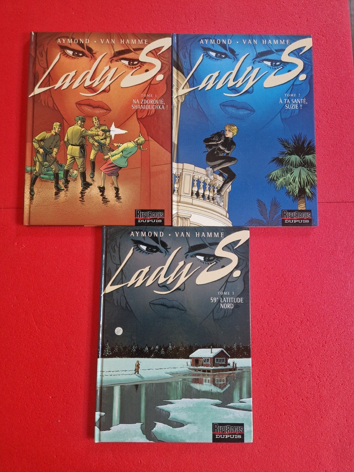 Lot de 3 bd lady s 1 à 3, Boeken, Stripverhalen, Ophalen of Verzenden