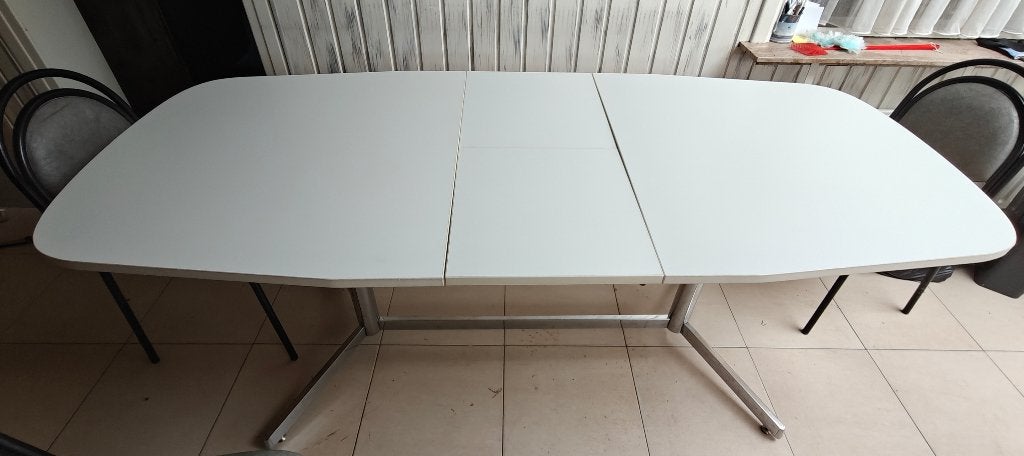 Tafel met stoelen, Huis en Inrichting, Ophalen, Gebruikt, Kunststof