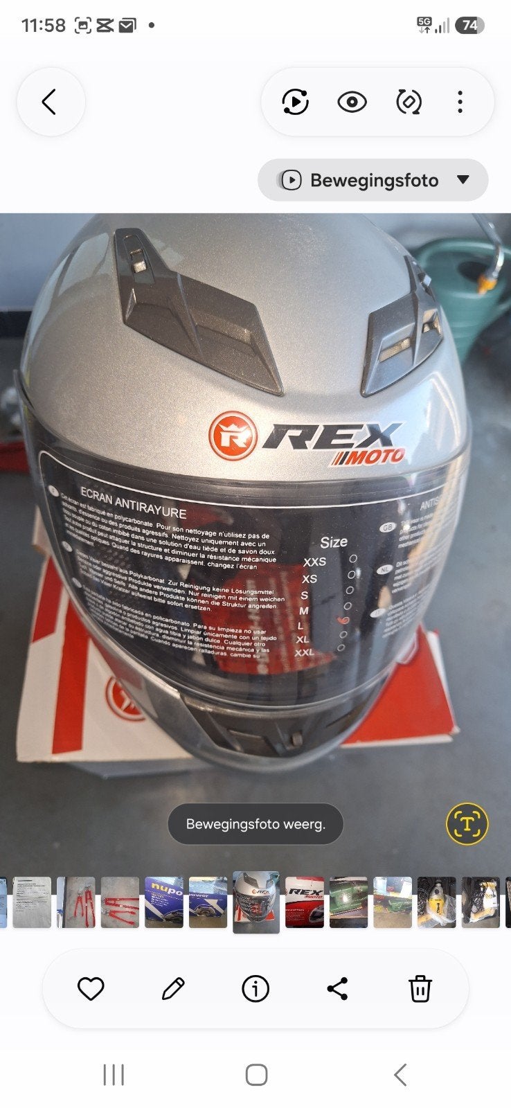 casque de moto neuf à vendre., Vélos & Vélomoteurs, Casques de cyclomoteur, Enlèvement, Neuf