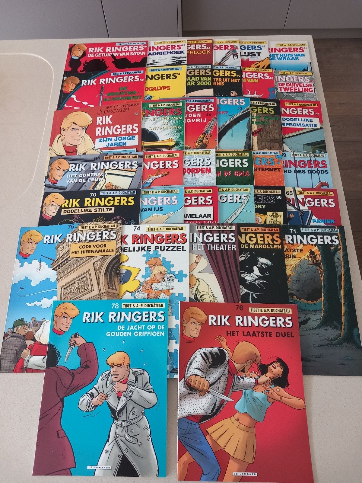 37x Rik Ringers 1e druk nrs 41 tem 78, Enlèvement ou Envoi