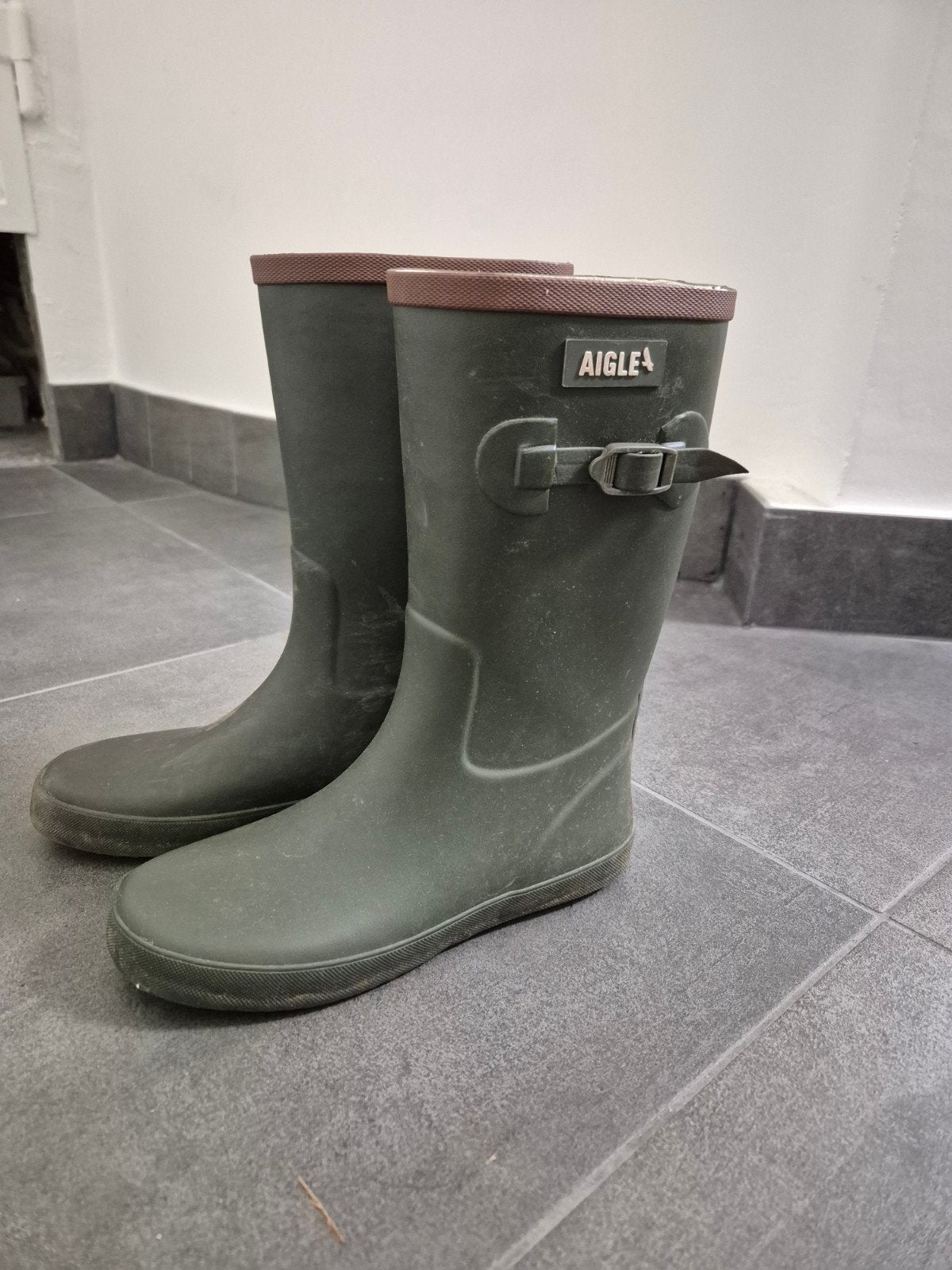 Rubber laarzen - Aigle - Maat 34, Kinderen en Baby's, Ophalen of Verzenden, Laarzen