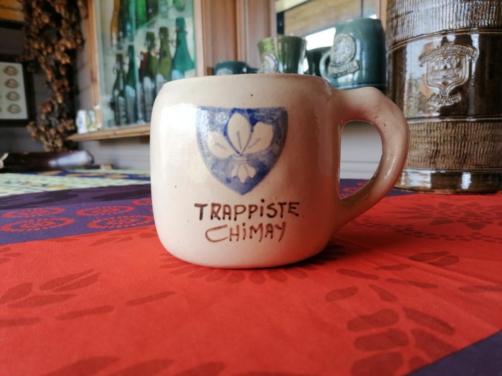 6 oude bierpullen Chimay-Trappist., Verzamelen, Ophalen of Verzenden