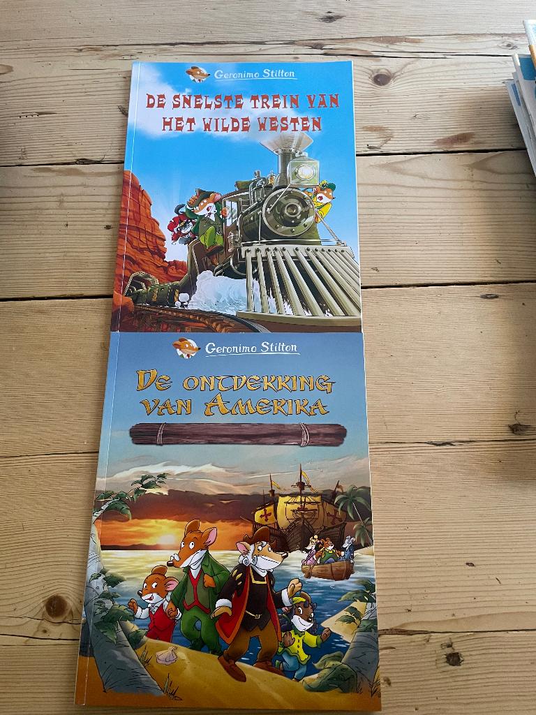 Geronimo Stilton: 2 stripverhalen (nieuw), Boeken, Stripverhalen, Meerdere stripboeken, Ophalen, Nieuw