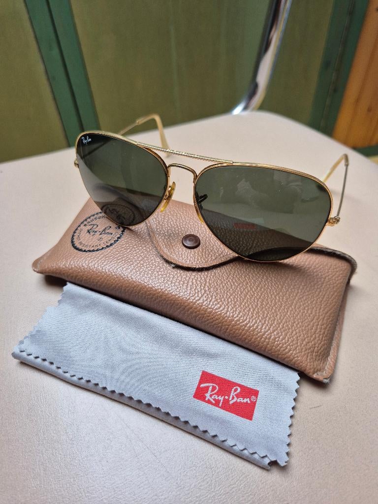 Ray-Ban RB3025 Aviator classique - vintage, Bijoux, Sacs & Beauté, Lunettes de Soleil & Lunettes | Hommes, Utilisé, Lunettes de soleil