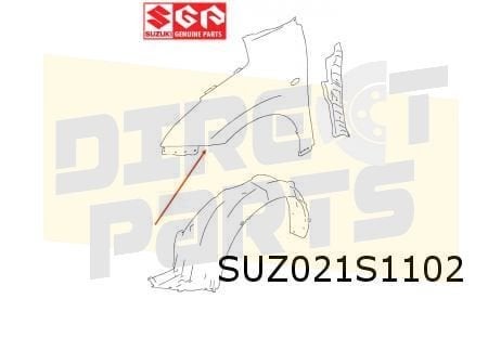 Suzuki Baleno (5/16-) voorscherm Rechts (knipperlicht in voo, Autos : Pièces & Accessoires, Neuf, -, -, Garde-boue