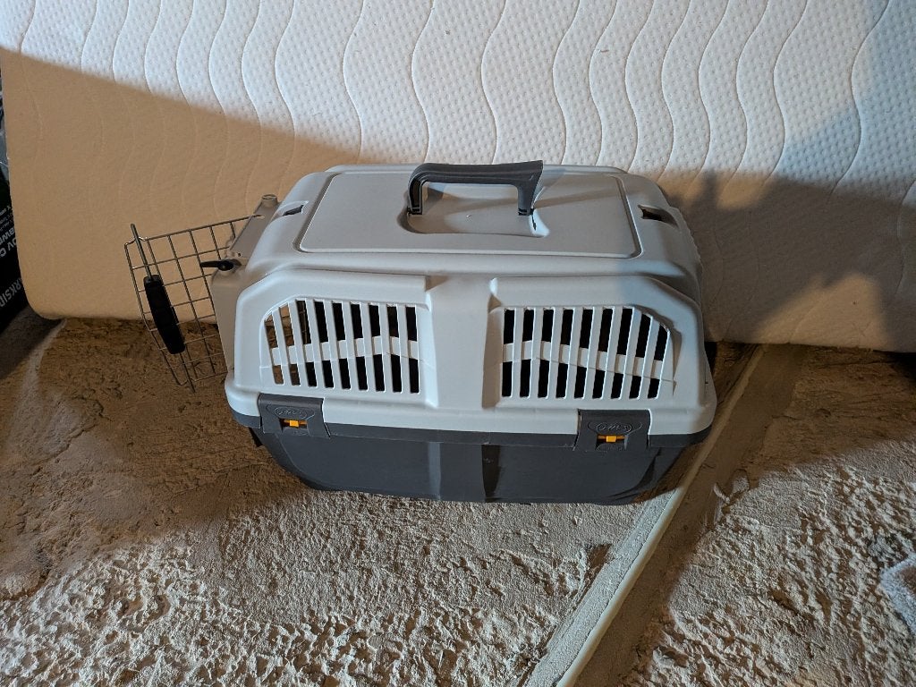 Kat transportbox, Ophalen, Gebruikt