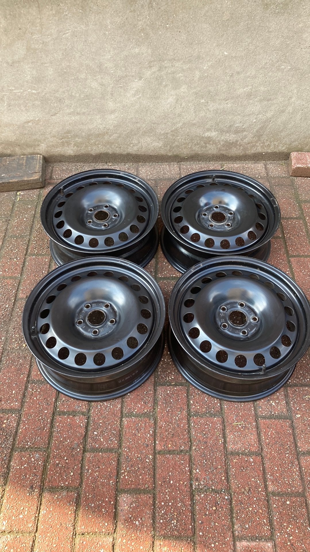 Vw stalen velgen 17 duim, Ophalen, Gebruikt, Velg(en), 17 inch