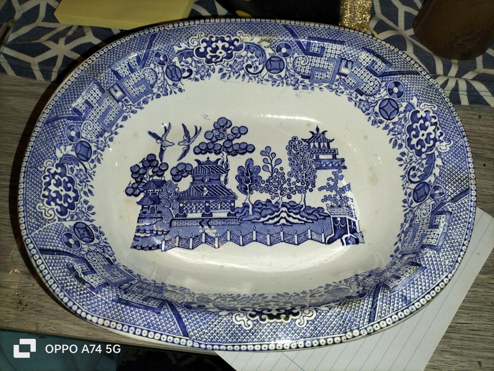 Titre de l'annonce :
Plat creux ovale en faïence ancienne -, Antiquités & Art, Enlèvement