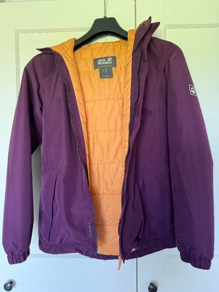 Jas Jack Wolfskin maat 164, Meisje, Jack Wolfskin, Ophalen of Verzenden, Zo goed als nieuw