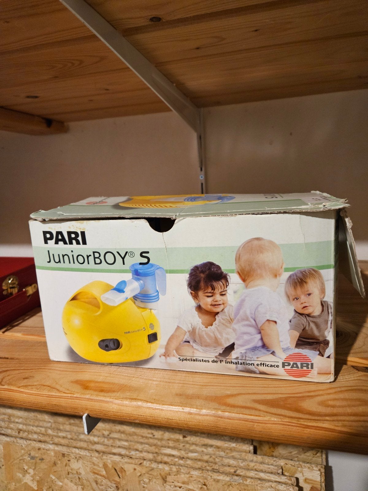 aerosoltoestel Pari JuniorBoy S, Ophalen