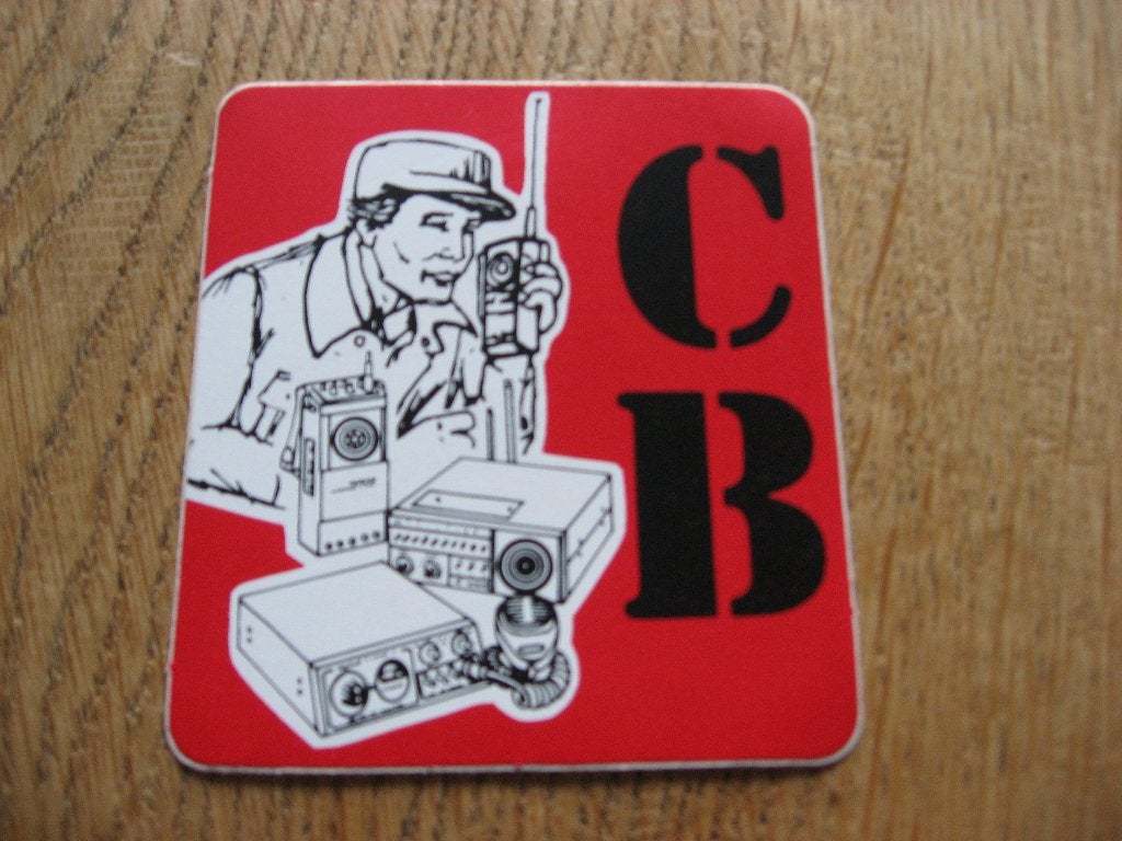 Sticker CB, Verzamelen, Stickers, Ophalen of Verzenden, Nieuw, Bedrijf of Vereniging
