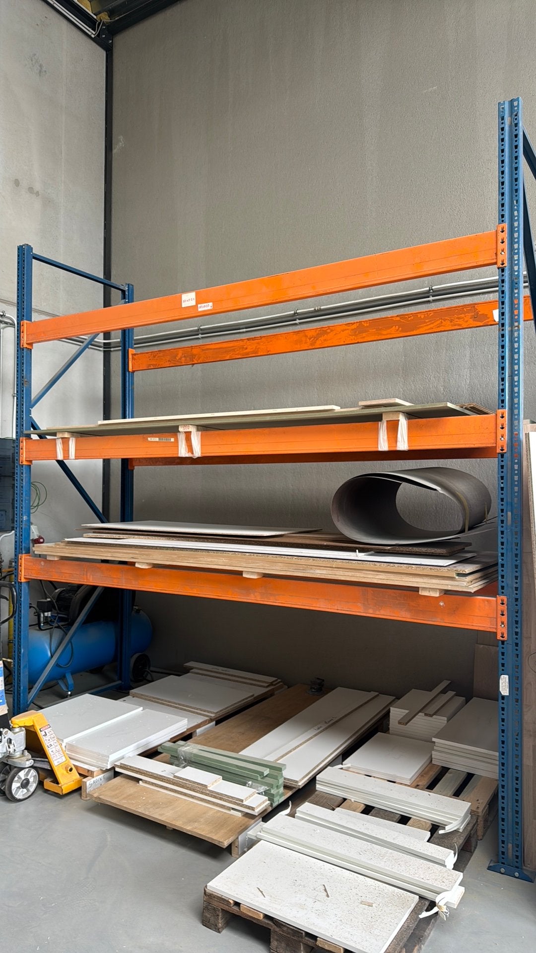 Palletstelling, Ophalen
