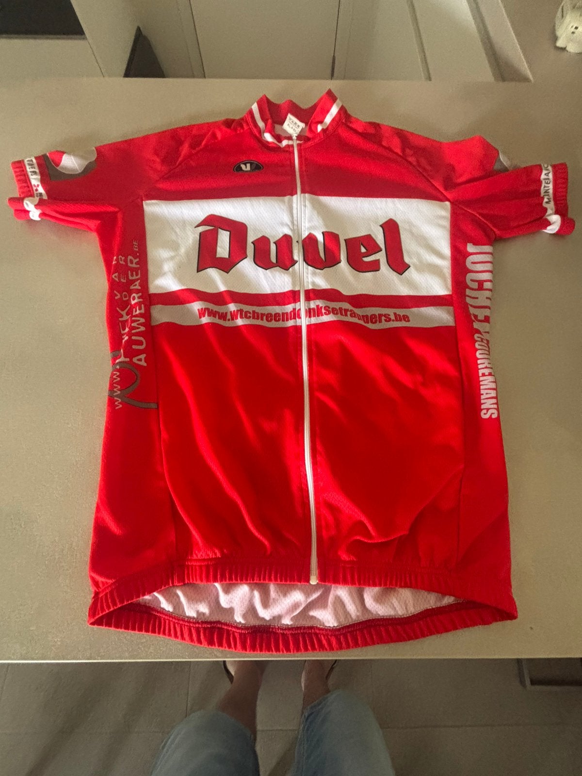Wieler truitje Duvel. Xl., Fietsen en Brommers, Fietsaccessoires | Fietskleding, Ophalen of Verzenden, Zo goed als nieuw, XL, Heren