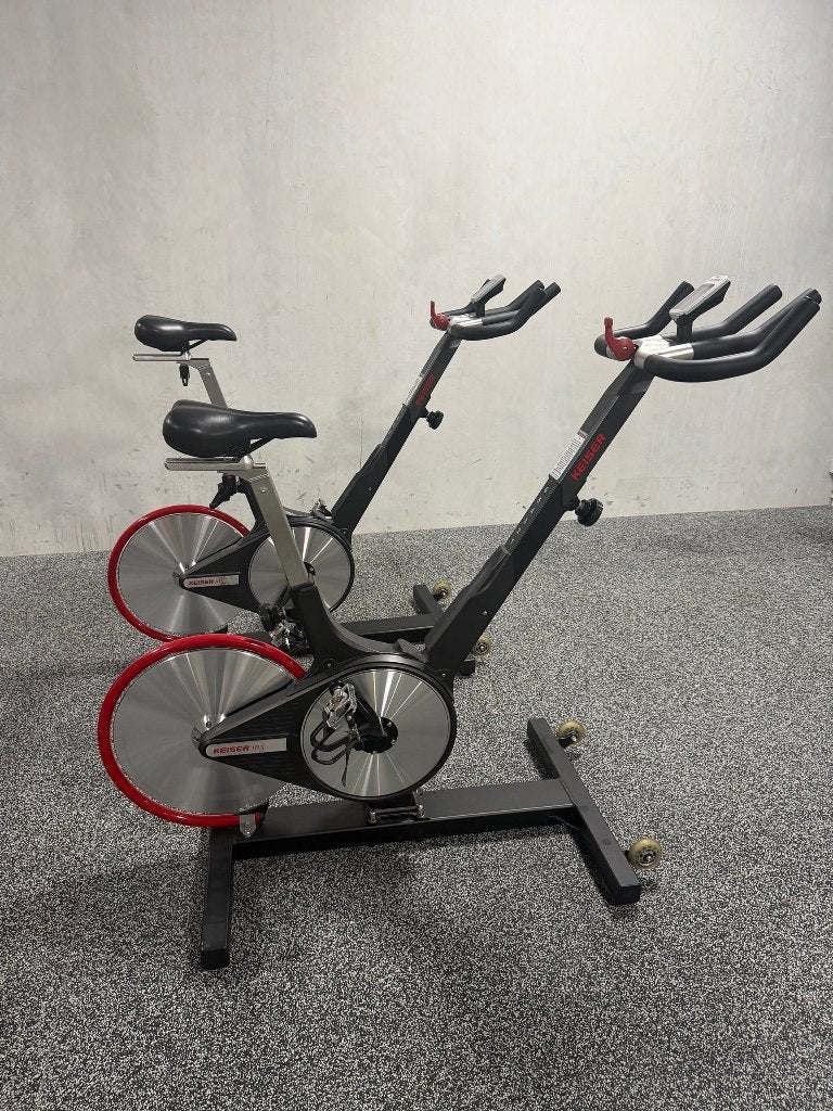 2x Keiser M3 indoor bike (commercieel, gym-kwaliteit), Ophalen, Gebruikt, Metaal, Spinningfiets