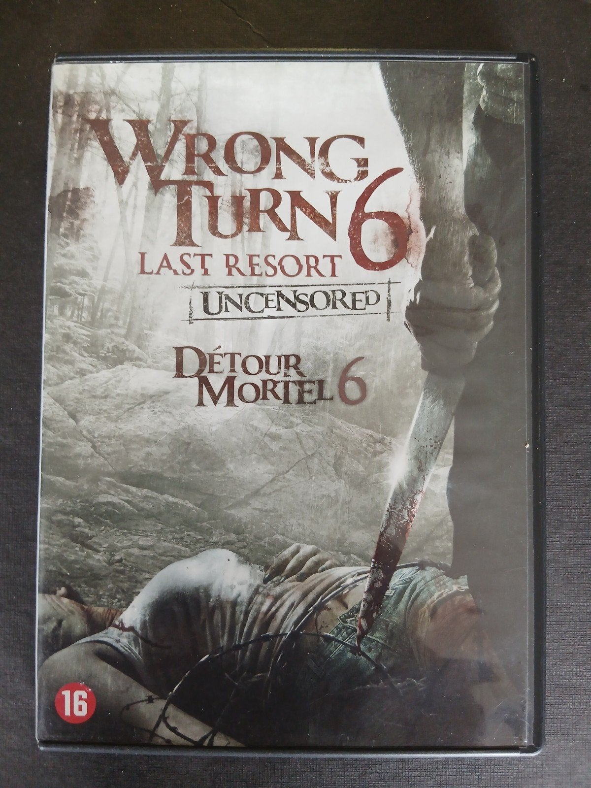 Wrong turn 6 - last resort (2014) Sadie Katz, Cd's en Dvd's, Vanaf 16 jaar, Ophalen of Verzenden, Zo goed als nieuw, Slasher