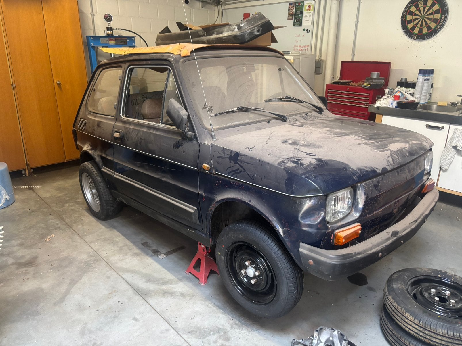 Fiat 126 restauratie project, Auto's, Bedrijf, Te koop