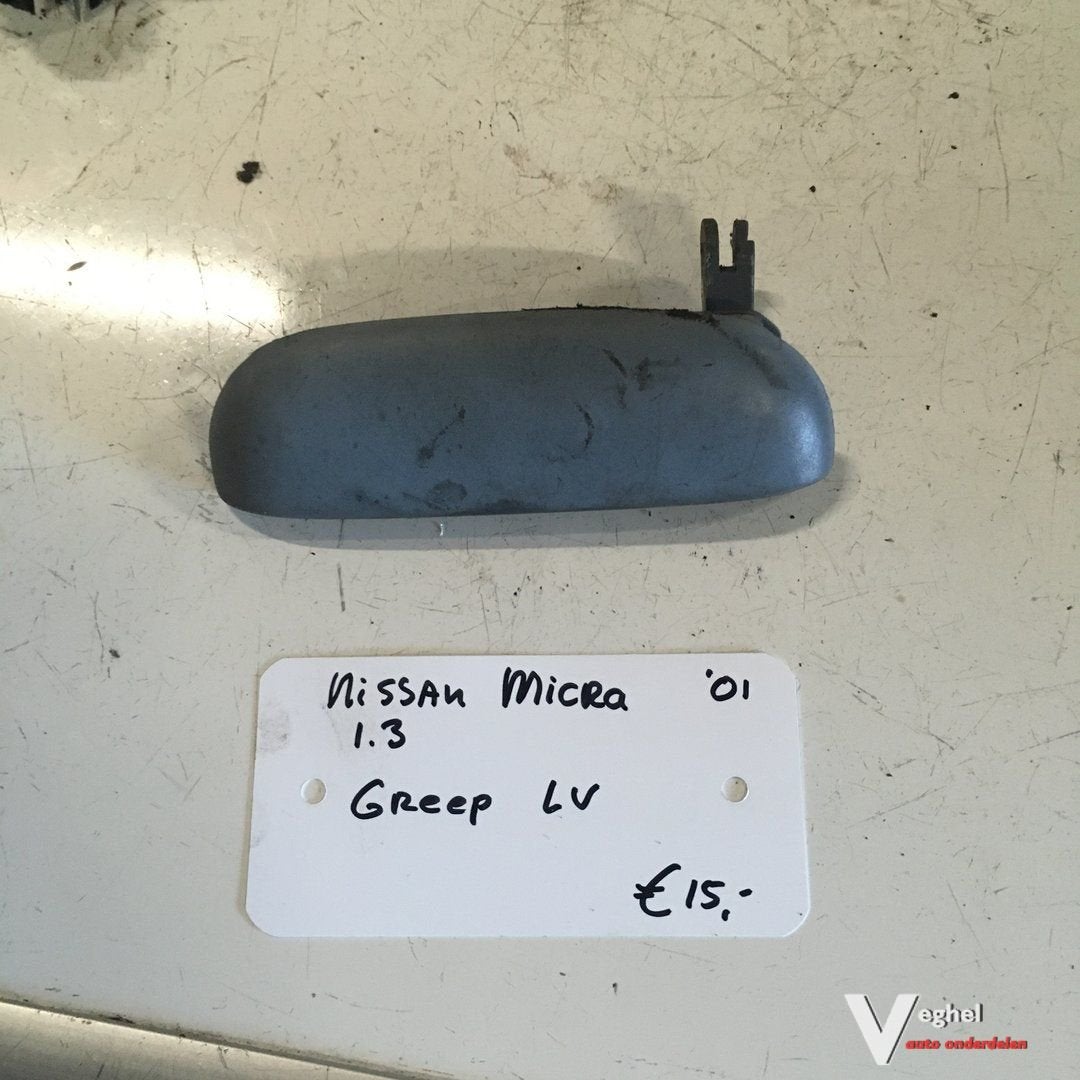Nissan Micra 2001 1.3 Benzine Greep Klink  LInksvoor, -, Utilisé, Porte, -