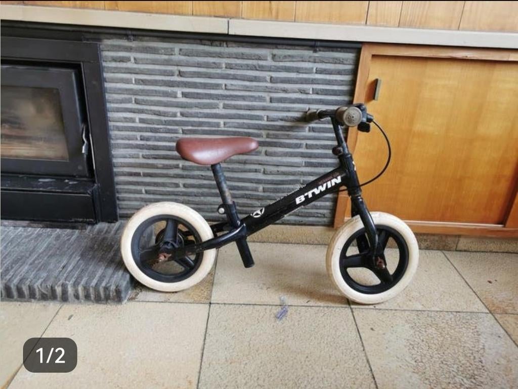 Loopfiets btwin, Ophalen