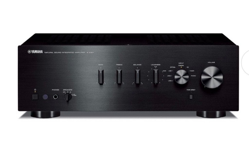 Yamaha A-S301 versterker Amplifier + remote, Audio, Tv en Foto, Versterkers en Ontvangers, Ophalen, Zo goed als nieuw, Yamaha