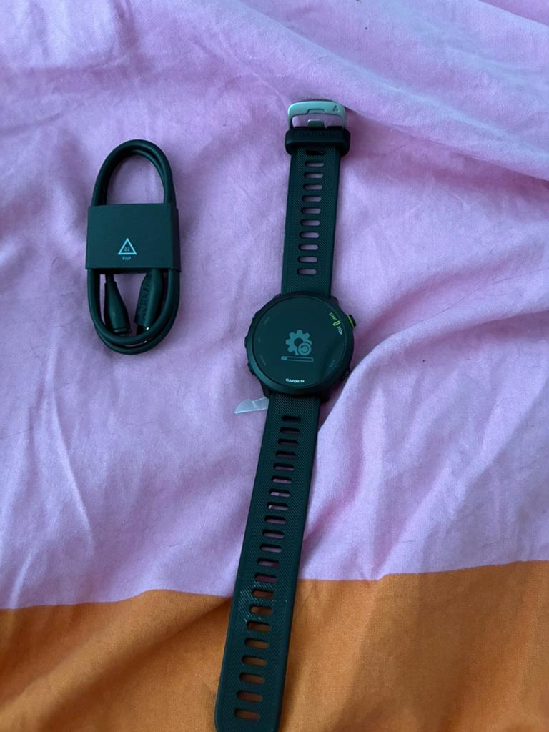 Garmin Forerunner 5S, Ophalen, Zwart, Zo goed als nieuw, Waterdicht