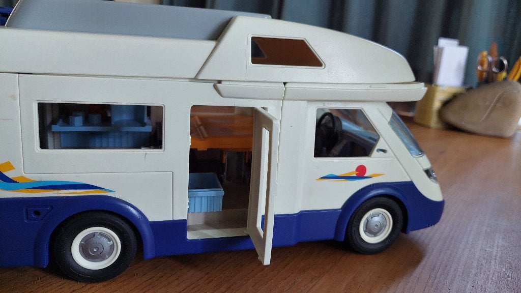playmobil camper, Kinderen en Baby's, Ophalen, Gebruikt, Complete set, Voertuig