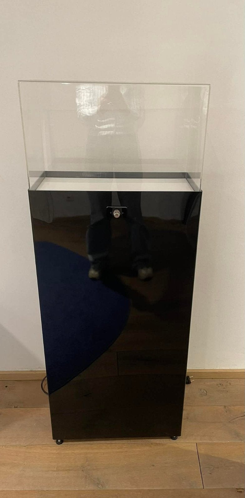 vitrine kast met verlichting en slot, Ophalen