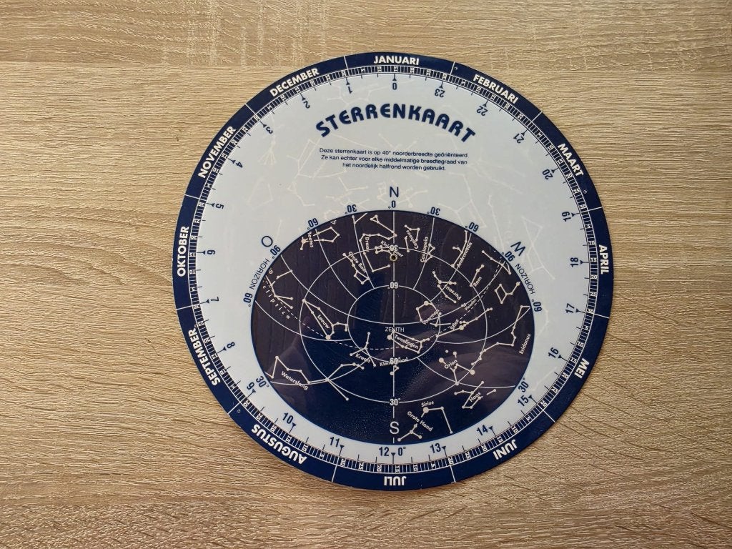Sterrenkaart, Ophalen of Verzenden, Gebruikt