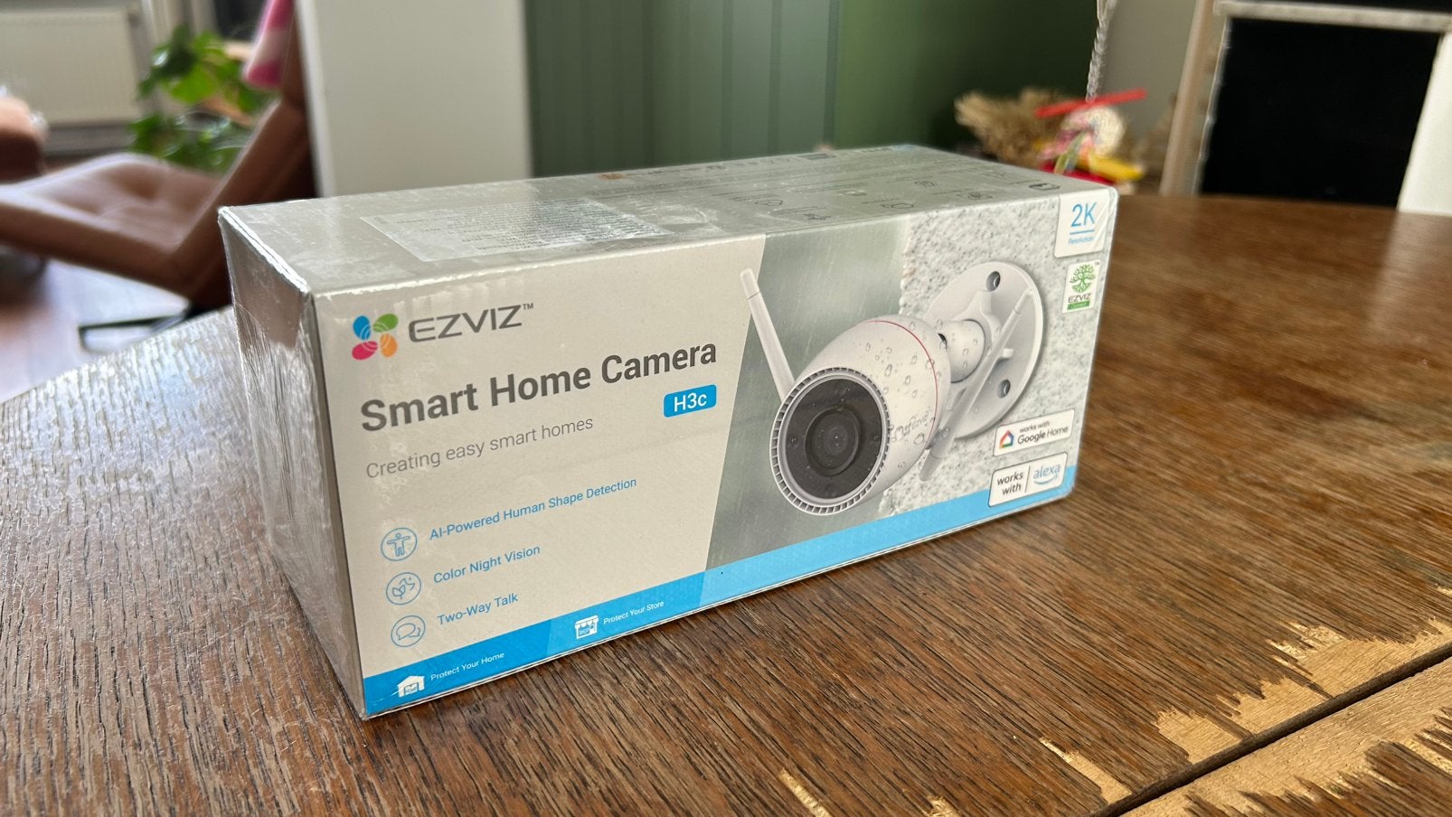 Ezviz Smart Home Camera - NIEUW, Audio, Tv en Foto, Ophalen, Zo goed als nieuw, Buitencamera