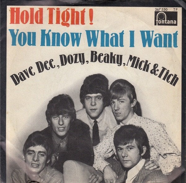 7" Dave Dee, Dozy, Beaky, Mick & Tich – Hold Tight!, CD & DVD, Enlèvement ou Envoi, 7 inch, Comme neuf, Rock et Metal