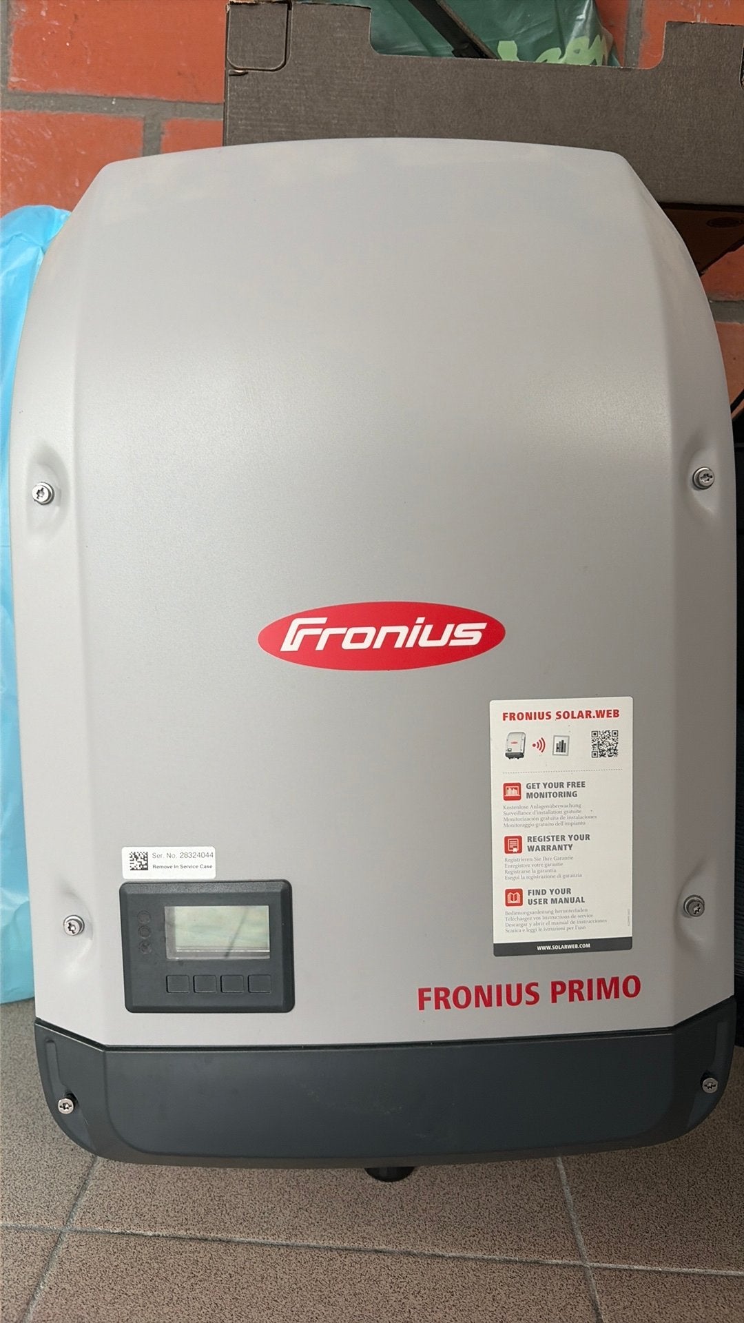 Fronius Primo 4.0-1 omvormer (4 kVA,eenfasig)ingebouwde wifi, Doe-het-zelf en Bouw, Ophalen, Gebruikt