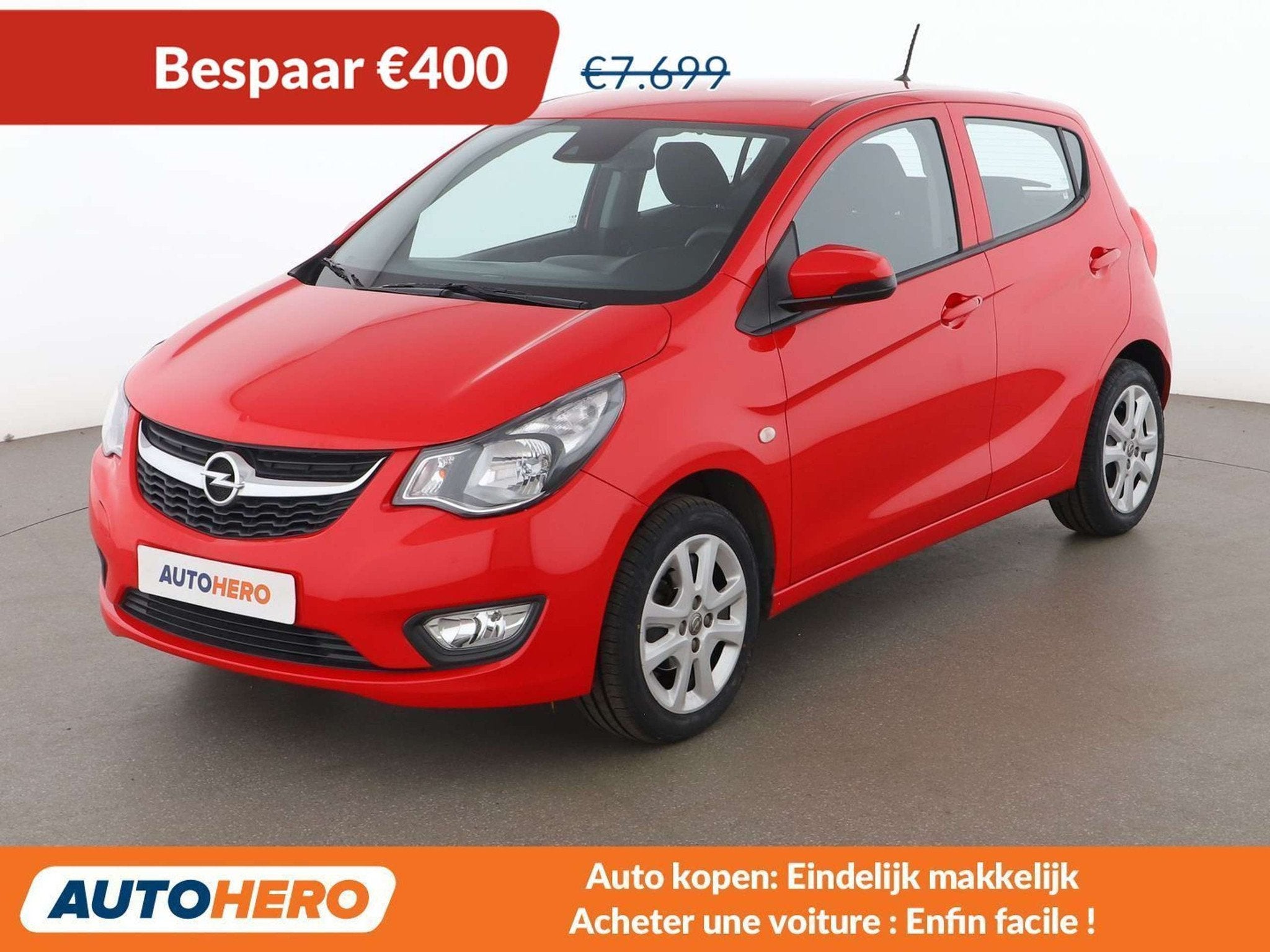 Opel KARL 1.0 Edition (année de construction 2015), Autos, Achat, 939 kg, Noir, 5 portes