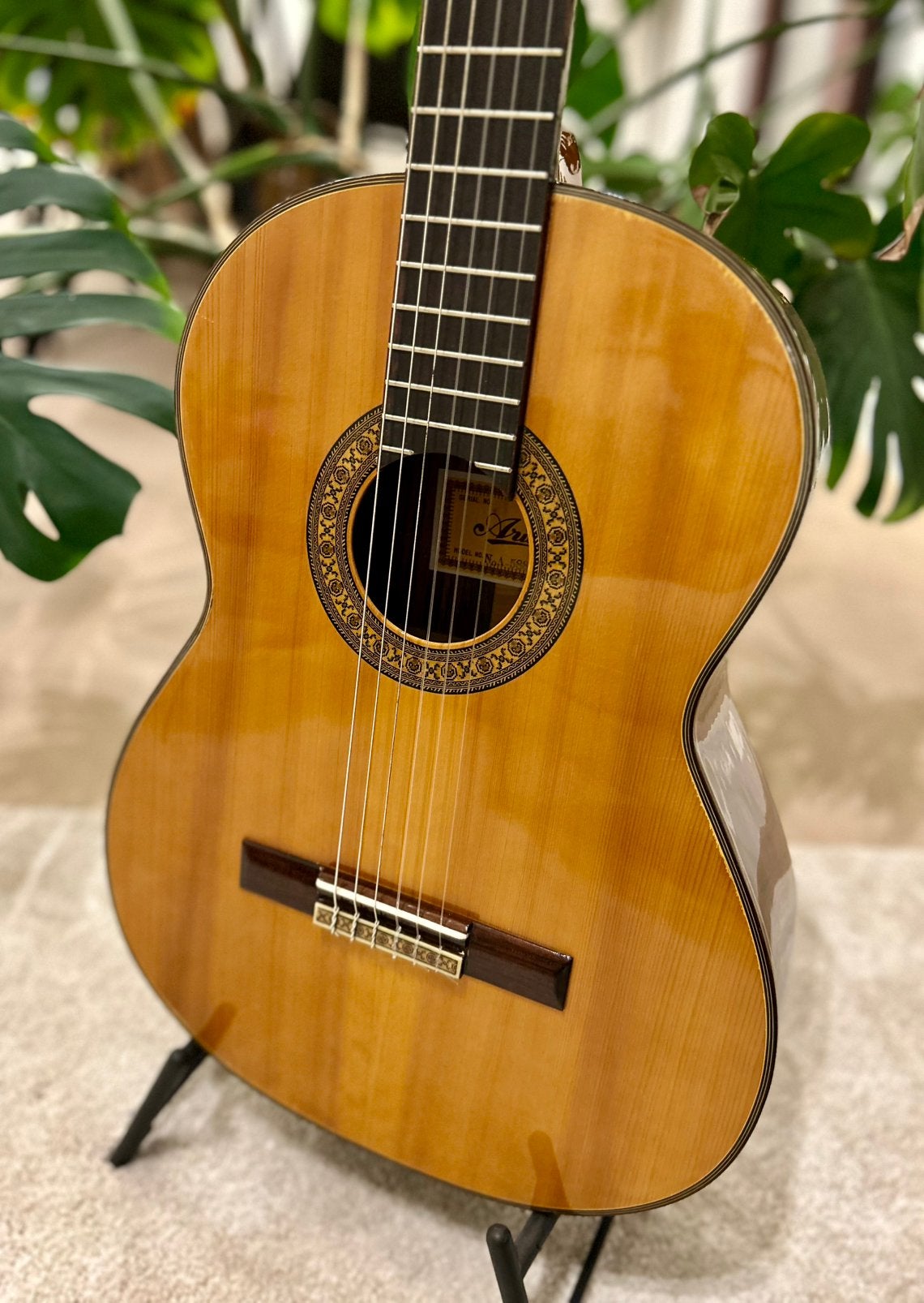 Aria A588 Klassieke gitaar inclusief koffer, Ophalen, Zo goed als nieuw